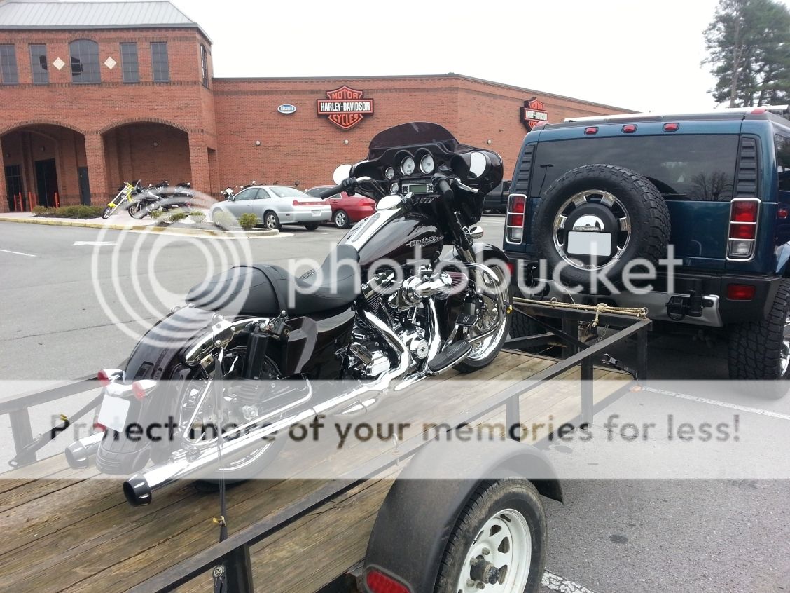 Trailering a Street Glide Harley Davidson Forums